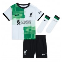 Fotballdrakt Barn Liverpool Ibrahima Konate #5 Bortedraktsett 2023-24 Kortermet (+ Korte bukser)